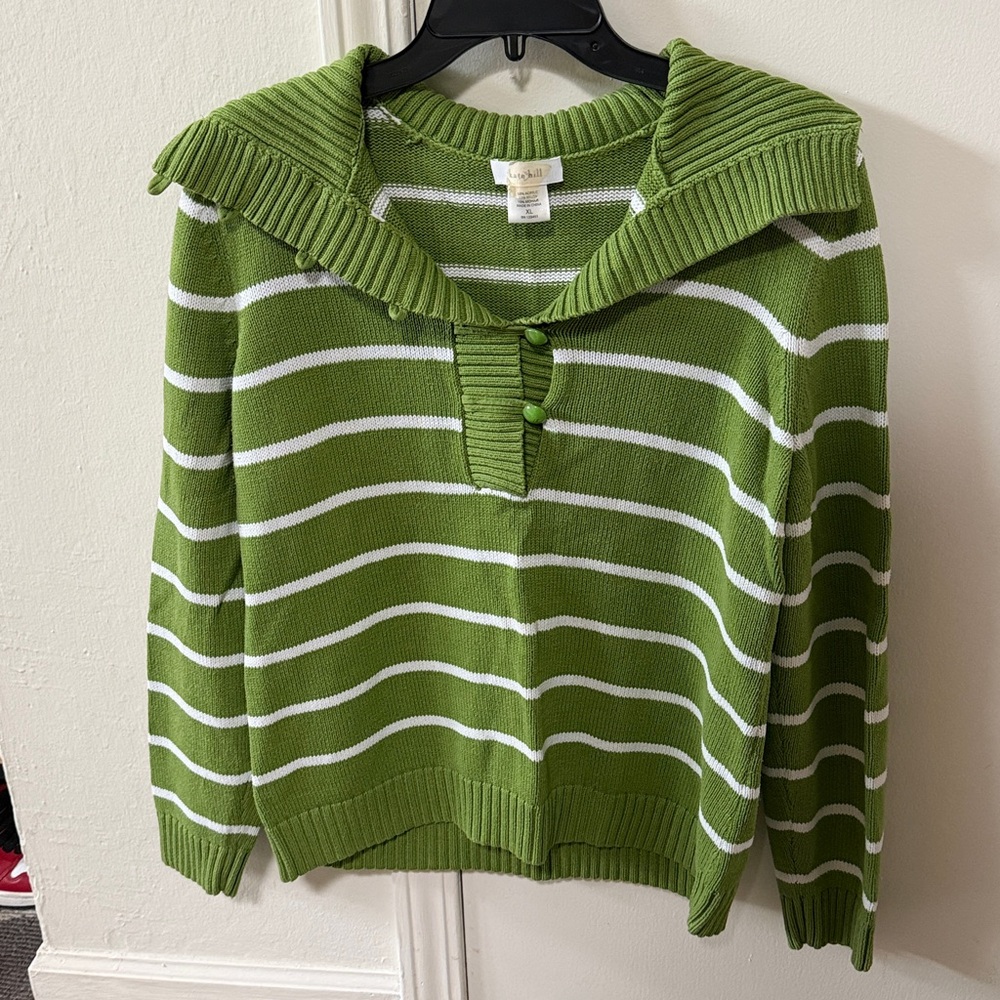 Kate hill green sweater